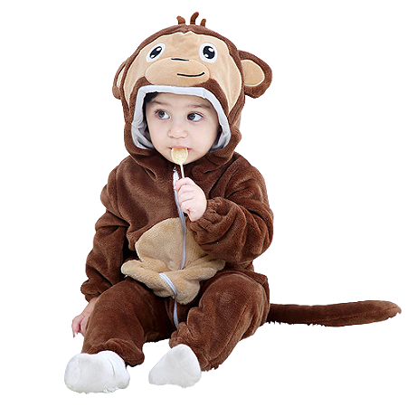 Macacão Pijama Kigurumi Infantil Bebê Baby Bichinho: Ursinho