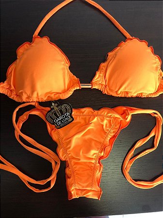 Biquinis Ripple Laranja florescente  2024