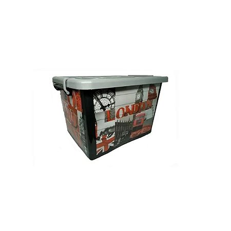 Container Organizador Multiuso 30Lts Tampa e Rodas 25241 Arqplast