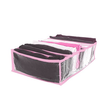 Colmeia Organizadora De Gavetas Grande 31x34x10cm Rosa