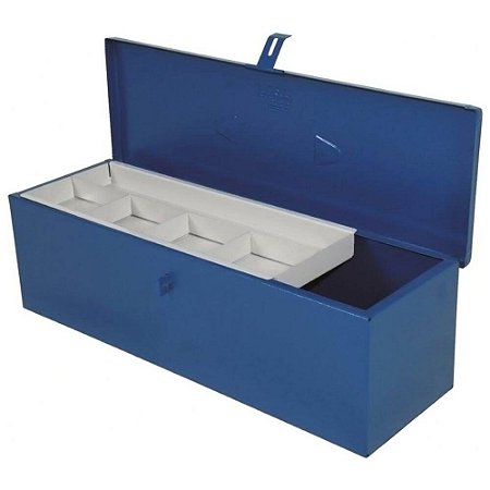 Caixa de Ferramentas Baú Com Gaveta 03 Azul 50x16x15 cm Fercar