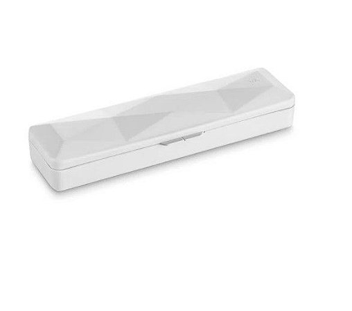 Estojo Organizador Multiuso Branco 22x7cm PP UZ394BR UzUtil