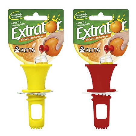 Extrator de Suco de Laranja Manual Colors 9Cm EX01 Keita