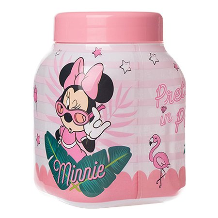 Pote Organizador Multiuso Minnie 500ml 11cm Com Tampa Tiba