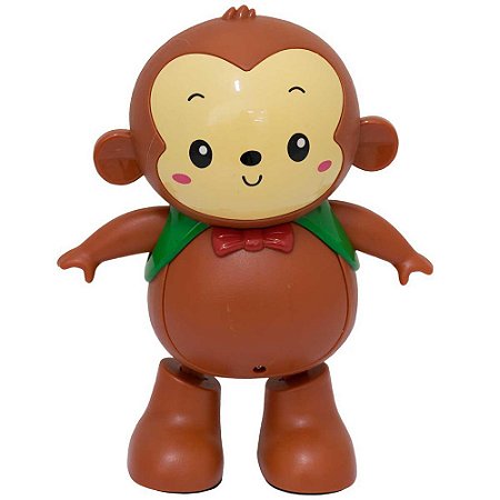 Macaquinho Dançarino Divertido Com Música Luzes e Movimento