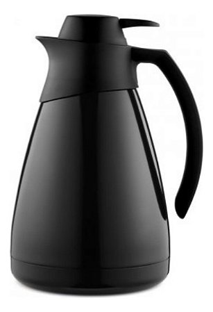 Garrafa Térmica Bule Acolher 100% Inox 1 Lt Preto