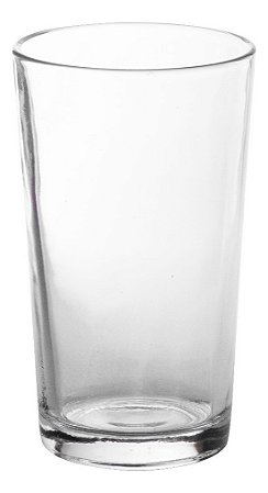 Copo de Vidro Liso 350ml 12,5CM 100% Vidro TVA 976 Durax