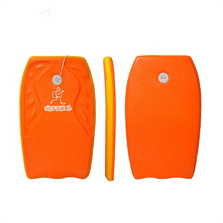 Prancha De Bodyboard Mirim Diversão Praia Colors 57x35x5Cm