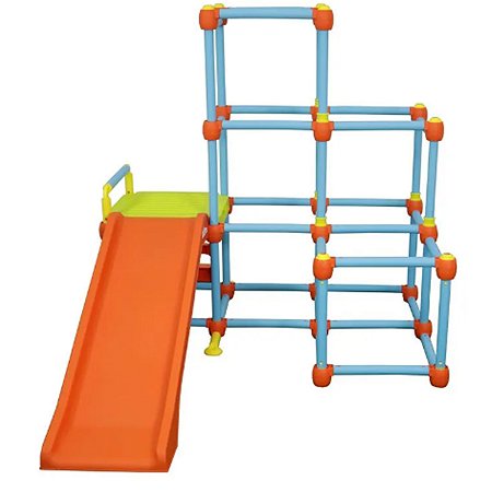Playground Infantil Com Escalada E Escorregador 80Kg 1,50Mts