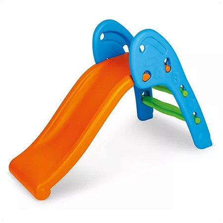 Escorregador Infantil 2 Degraus Colorido Suporta até 15Kg PLAYDUO 8042