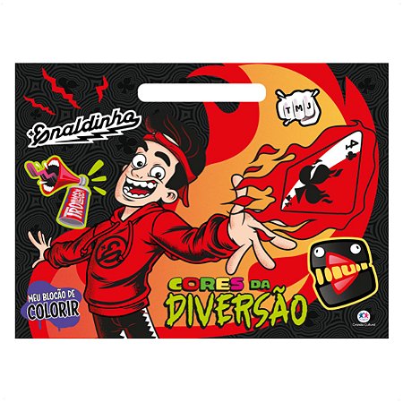 Enaldinho Cores da Diversão Blocão de Colorir 48Páginas