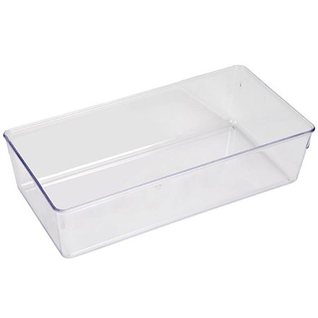 Organizador Gavetas Multiuso Acrílico Empilhável 11,5x17,5Cm