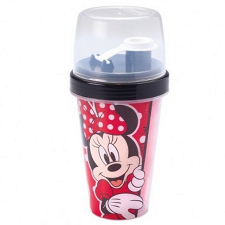 Mini Shakeira Copo Infantil Minnie  Misturador 320 ML
