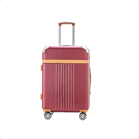 Mala de Viagem Athena Rígida Prática 360 Santino M Cor Bordo