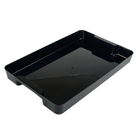 Bandeja Organizadora Multiuso Preta 32x21x3 cm Nitron