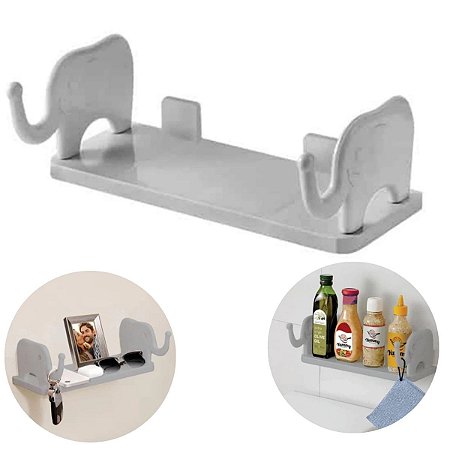Suporte Organizador Prateleira Para Quarto Cozinha Banheiro