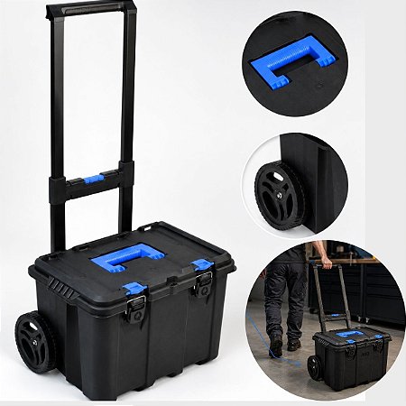 Maleta de Ferramentas Organizadora Ultra Box 7001 Com Rodas