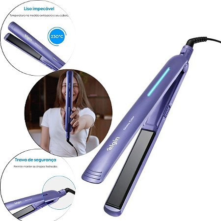 Prancha Chapinha Elgin 230º Bivolt Tourmaline Ion
