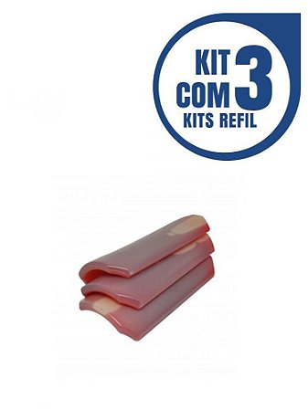 Kit 3 pçs Gel Congelante P/ Cervegela PP Flex Popular