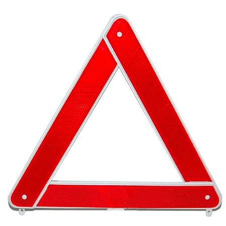 Triangulo de Segurança Branco P/ Veículos