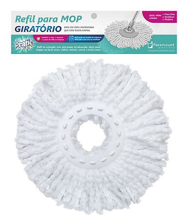 Refil Para Mop Giratório Alta Absorção Paramount