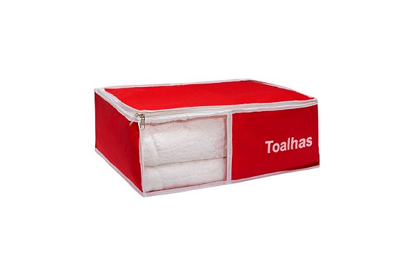 Organizador de toalha Em Nylon Vermelho 904 VB HOME