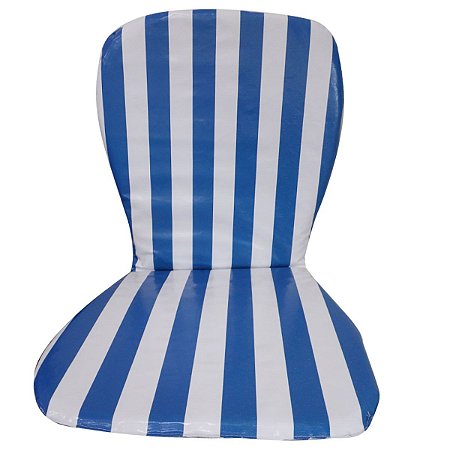 Almofada Cadeira De Praia e Plásticas Impermeável Listrada 123Organizei