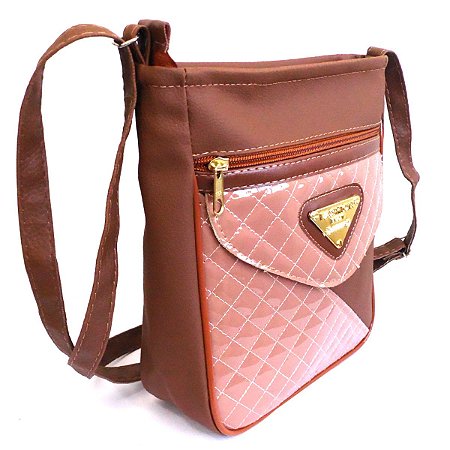 Bolsa Feminina Marrom 21x20x7 cm Fashion Brazil