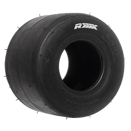 Pneu Traseiro p/ Kart 11x7.10-5 BRANCO RX Tires