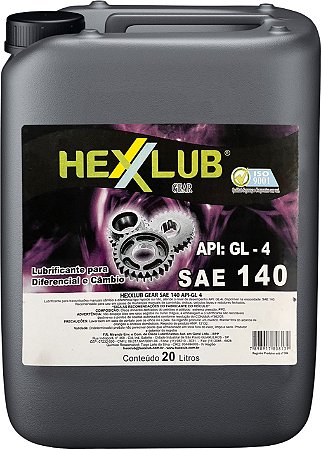 Hexxlub Gear 140W 20L
