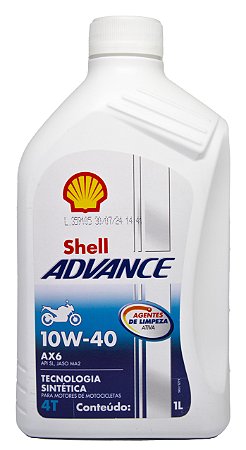 Shell Helix 10w40 4T Advance AX6