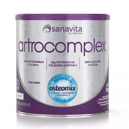 Artrocomplex 330g (Cálcio E Colágeno Hidrolisado) - Sanavita - All  Nutrition | All Nutrition