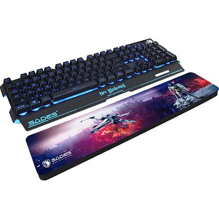 Sades Thunder Descanso de Pulso para Teclados Ergonômico Wrist Pad