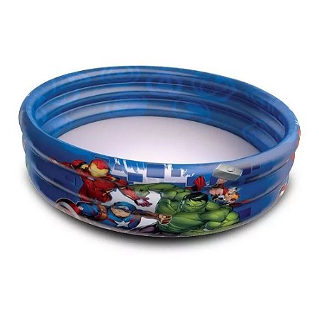 Piscina Infantil Inflável Avengers Vingadores 115l Etitoys