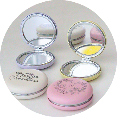 Espelho de Bolsa "Eu Vejo uma Pessoa Maravilhosa"