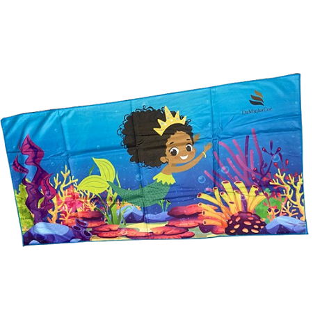 Toalha de Natação Sereia DaMinhaCor - Infantil