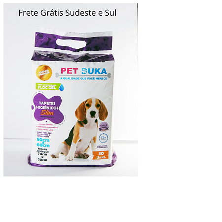 Tapete Higiênico para Cães Petduka Lavanda  60X80CM 30UNID