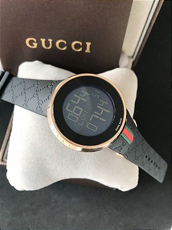 Réplica de Relógio DIgital Gucci Preto Frete Grátis - Outlet Magrinho - Os  Melhores Preços só Aqui!