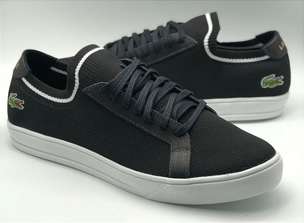 sapatenis preto lacoste