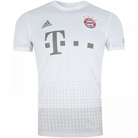 Camiseta bayern Munique Branca 19/20 - Masculina (Frete ...