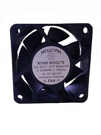 Ventilador Fan Cooler 60X60X25MM RT-060 50101  -  NEWORK
