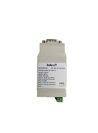 Conversor Ethernet Serial RS-232 CES-0200-232  -  SAFESOFT