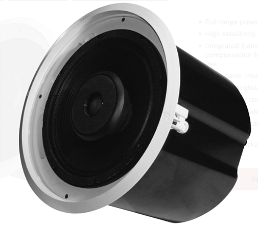 EVID C12.2 Ceiling 12”Two-Way Coaxial Ceiling Loudspeaker System - UNIDADE