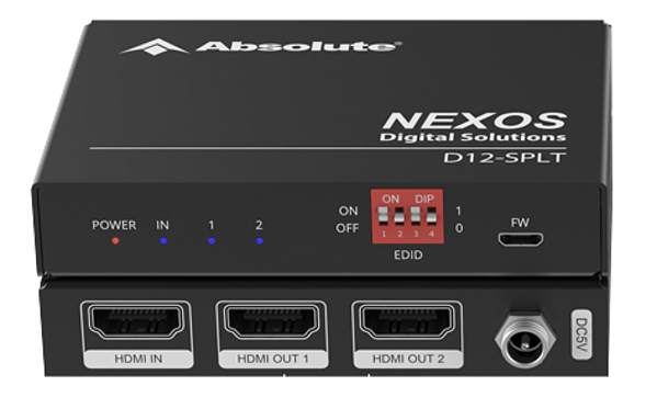 Divisor HDMI - 1/2 - Absolute NDS-D12-SPLT