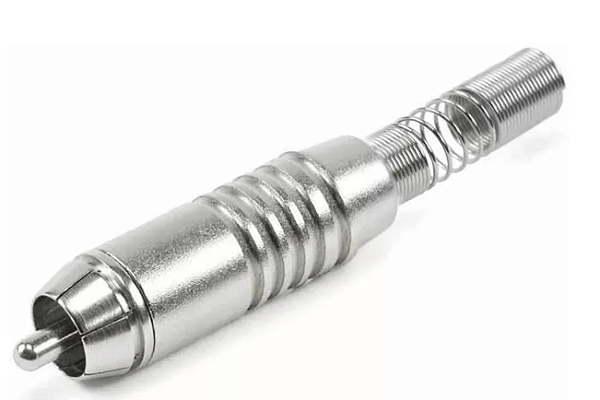 Conector RCA com ponteira em ouro - Santo Angelo