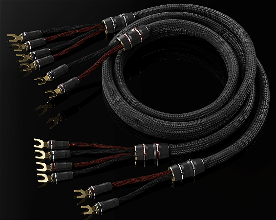 CARBON XT Eight Core Hybrid Silver & OFC 3N Copper Premium - Bi-Wire