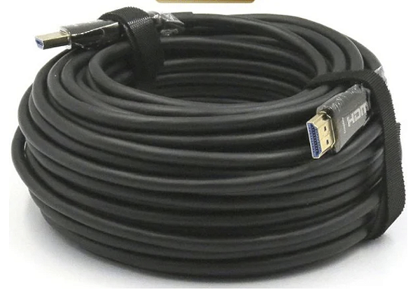 Cabo Hdmi 2.1 8k Fibra Óptica - 40 Metros 160hz Ultra (instalação inclusa)