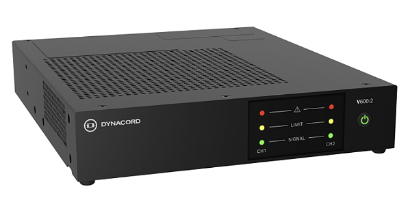 V600:2 2-channel power amplifier for commercial installations