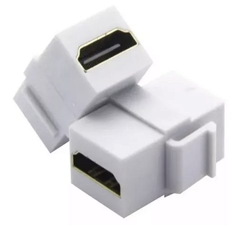 Keystone HDMI Fêmea - SEM ACABAMENTO (Instalação inclusa)