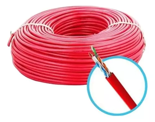 Cabo UTP 4P X 24 AWG Cat6 CABO PARA SISTEMA DE SEGURANÇA (VENDIDO EM CAIXA FECHADA DE 305M) - Mão de obra inclusa
